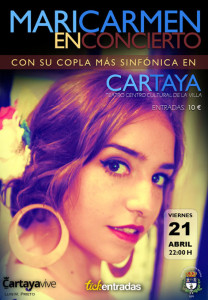 mari carmen vento CARTEL Concierto Copla cartaya 0