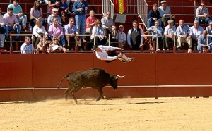 El Festival ha contado con  recortadores del Arte Goyesco.