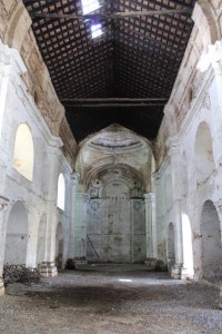 Interior del templo.