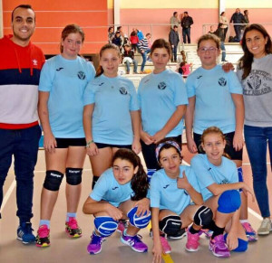 El CD Juventud Villarrasa, uno de los participantes en el Campeonato de Andalucía de voleibol.