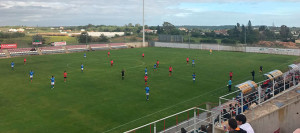 El Cartaya no pudo pasar del empate en casa con el Xerez Deportivo. / Foto: @XerezCD_OFICIAL.