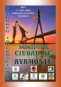 Cartel del torneo de baloncesto que tendrá lugar en Ayamonte.