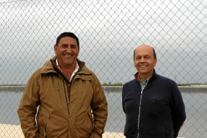 El secretario de la Comunidad Antonio Luís Martín y el presidente, Pedro Tejada.