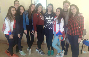 Las entrenadoras del Club y sus escuelas, que asistieron a al Curso de reciclaje del nuevo código de puntuación celebrado en Niebla.