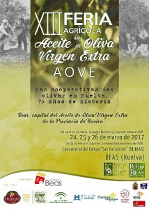 Cartel del evento comercial y agrícola. 