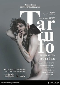 Cartel de la obra 'Tartufo, el impostor', por la que ha sido seleccionado en la categoría a Mejor actor de reparto.