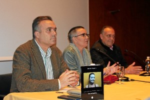 Un momento de la presentación del trabajo de la palmerina en el Ayuntamiento de La 