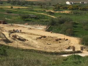 El yacimiento arqueológico ha podido visitarse.