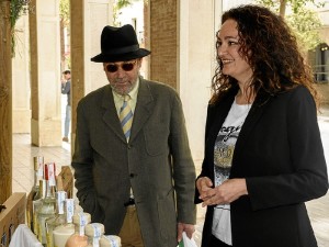 Lourdes Martín ha inaugurado la muestra. / Foto: Manu Rodríguez.