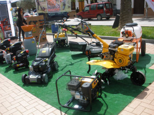 Exposición de maquinaria agrícola.