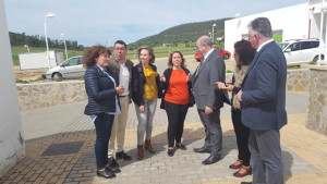 Visita de las obras del PFEA en El Almendro.