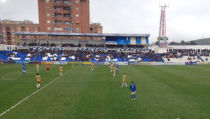 La pelea del Recre tuvo su premio en Linares. / Foto: D. B.