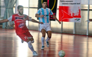 El Smurfit Kappa, favorito en su partido ante el CD San Juan FS 2015.