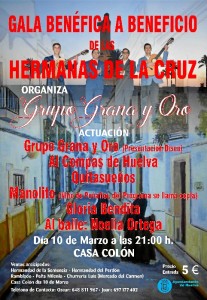 Cartel de la gala benéfica que se celebrará el viernes 3 de marzo. 