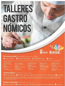 Cartel de los Talleres Gastronómicos. 