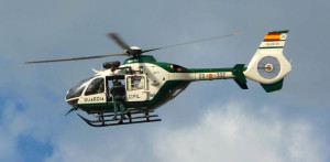 Un helicóptero de la Guardia Civil.