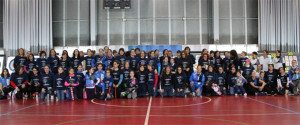 Participantes en el Torneo de tiro con arco celebrado en San Juan del Puerto.