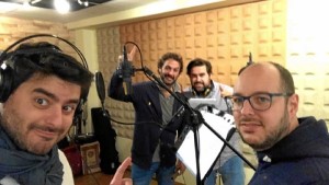 Un momento de la grabación de 'Fandango', disco que presentará próximamente. 