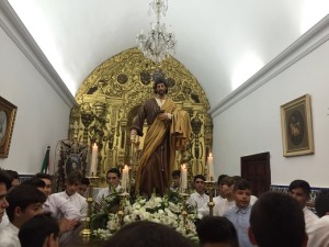 Ermita en el pueblo.