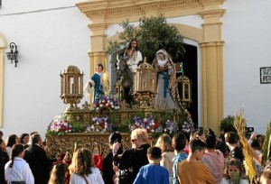 La Borriquita abre la Semana Santa en Cartaya.