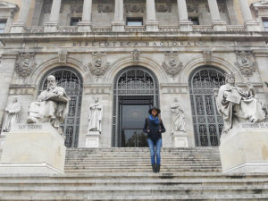 La primera es en la Biblioteca Nacional de Madrid, donde también estuve para consultar algunas fuentes.