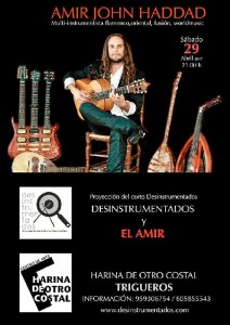 Cartel del concierto. 