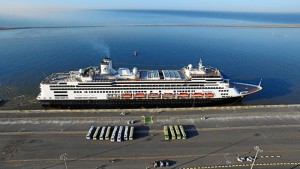 Imagen del crucero, atracado en Huelva en una anterior escala del buque en la capital.