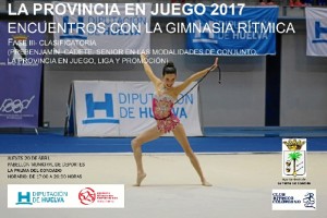 Cartel del evento deportivo.