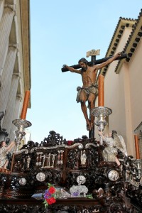 Santísimo Cristo de la Buena Muerte en su salida en 2017.