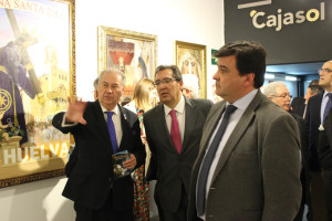 Inauguración de la exposición en la Fundación Cajasol.