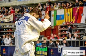 El judoca almonteño, Rosendo Laíno.