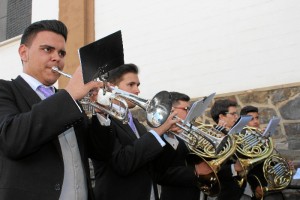 Banda Sinfónica del Liceo Municipal de la música de Moguer, acompañamiento musical de Nuestra Señora del Valle.