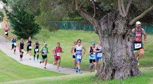 Imagen de la segunda edición del Duatlón 'Mancomunidad Islantilla Golf Resort'.