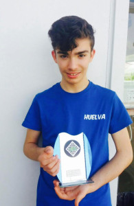 Manuel González Santana, subcampeón Andaluz Sub 14 de ajedrez.