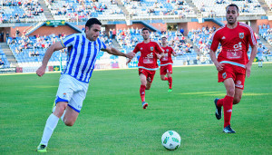 Antonio Núñez se mostró muy incisivo durante todo el partido. / Foto: Pablo Sayago.