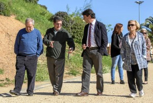 Un momento de la nueva reunión con la Comisión de Seguimiento y Planificación del Parque Moret.