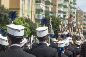 La Agrupación Musical Santa Cruz acompañó a la Hermandad del Resucitado