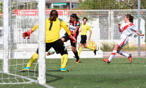 Tras la derrota ante el Rayo, el Sporting no tiene opciones de disputar la Copa de la Reina. / Foto: www.lfp.es.