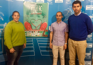 Un momento de la presentación de la carrera solidaria en Valverde del Camino.