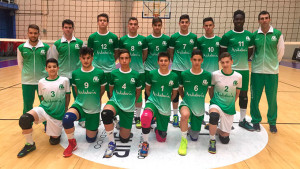 Equipo andaluz Cadete masculino, en el que figuran Eduardo Verano (EMV San Juan del Puerto) y Alejandro Parente (AD Zulema Aracena).