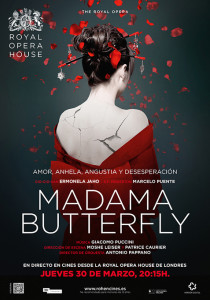 Cartel de Madame Butterfly.