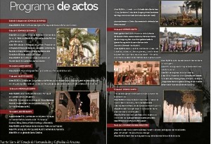 Programa de actos de la Semana Santa de Aracena.