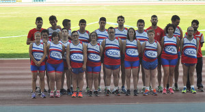 Representantes del CODA que van a tomar parte en el Campeonato de España de Atletismo.