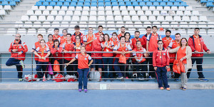 Representantes del CODA en el Campeonato celebrado en Huelva.