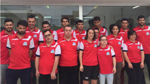 Representantes del CODA Huelva en el Campeonato de Andalucía de Atletismo en San Fernando.