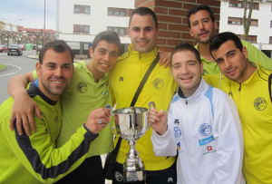 Sergio Cruzado junto a algunos de sus compañeros.