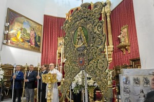 El Simpecado de la Hermandad del Rocío de Huelva.