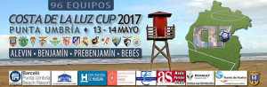 Cartel del Costa de la Luz Cup que se disputa este fin de semana en Punta Umbría.