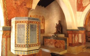 Interior de la Ermita de San Mamés en Aroche. / Foto: IAPH.