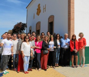 Un momento del encuentro celebrado en la Estación de Tratamiento de Agua Potable (ETAP El Conquero).